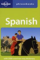 Couverture du livre « Spanish phrasebook (4e édition) » de  aux éditions Lonely Planet France