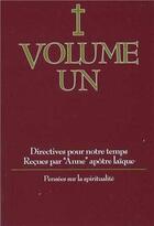 Couverture du livre « Volume 1 ; directives pour notre temps » de Anne Despaigne aux éditions Direction For Our Times