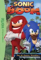 Couverture du livre « Sonic Boom t.3 ; pas de chance, Knuckles ! » de  aux éditions Hachette Jeunesse