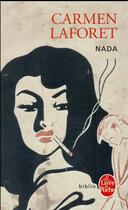 Couverture du livre « Nada » de Carmen Laforet aux éditions Le Livre De Poche