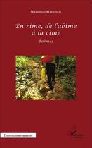 Couverture du livre « En rime de l'abîme à la cime » de Massongo Massongo aux éditions L'harmattan