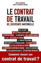 Couverture du livre « Le contrat de travail de l'assistante maternelle » de Kathy Letourneur aux éditions Philippe Duval