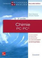 Couverture du livre « Chimie ; PC PC ; 2ème année » de Pierre Grecias aux éditions Tec Et Doc