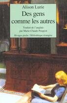 Couverture du livre « Des Gens Comme Les Autres » de Alison Lurie aux éditions Rivages