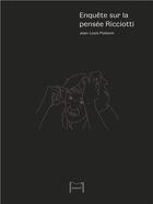 Couverture du livre « Enquête sur la pensée Ricciotti » de Jean-Louis Poitevin et Rudy Ricciotti aux éditions Editions Marcel