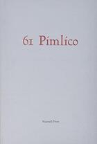 Couverture du livre « 61 pimlico » de Hayler Henry aux éditions Nazraeli