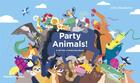 Couverture du livre « Party animals!: a tall tale of balancing beasts » de Clea Dieudonne aux éditions Thames & Hudson