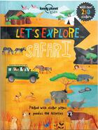 Couverture du livre « Let's explore... safari ; + 250 stickers » de  aux éditions Lonely Planet France