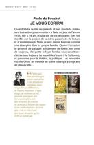 Couverture du livre « Je vous écrirai » de Paule Du Bouchet aux éditions Gallimard-jeunesse