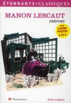 Couverture du livre « Manon Lescaut » de Abbe Prevost aux éditions Flammarion