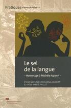 Couverture du livre « Le sel de la langue. hommages a michele aquien » de Paille Jaubert Anna aux éditions Pu De Valenciennes