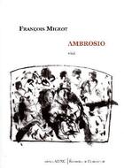 Couverture du livre « Ambrosio » de Francois Migeot aux éditions Corlevour