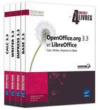 Couverture du livre « Coffret OpenOffice.org 3.3 et LibreOffice : calc, writer, impress et base » de Myriam Gris aux éditions Eni