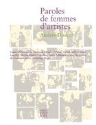 Couverture du livre « Paroles de femmes d'artistes » de Andree Doucet aux éditions Somogy