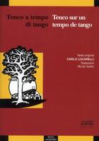 Couverture du livre « Tenco a tempo di tango / tenco sur un tempo de tango » de Lucarelli C aux éditions Pu Du Midi