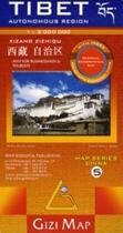 Couverture du livre « Tibet 1/2m » de  aux éditions Gizimap