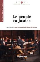 Couverture du livre « Le peuple en justice » de  aux éditions Documentation Francaise