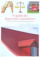 Couverture du livre « Le guide des diagnostics immobiliers » de Philippe Cleon aux éditions Marabout