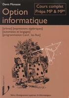 Couverture du livre « Option Informatique Cours D'Algorithmique En Spe » de  aux éditions Vuibert