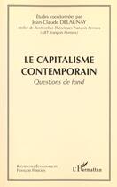 Couverture du livre « Le capitalisme contemporain » de  aux éditions L'harmattan