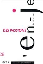 Couverture du livre « En-je lacanien 28 - des passions » de  aux éditions Eres