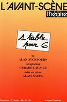 Couverture du livre « Une table pour six » de Alan Ayckbourn aux éditions Avant-scene Theatre