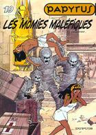 Couverture du livre « Papyrus Tome 19 : les momies maléfiques » de Lucien De Gieter aux éditions Dupuis