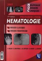 Couverture du livre « Hématologie » de Malak aux éditions Vernazobres Grego