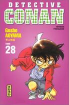 Couverture du livre « Détective Conan Tome 28 » de Gosho Aoyama aux éditions Kana