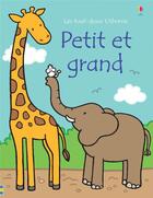 Couverture du livre « Petit et grand - les tout-doux usborne » de Fiona Watt aux éditions Usborne