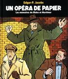 Couverture du livre « Un opéra de papier ; les mémoires de Blake et Mortimer » de Edgar Pierre Jacobs aux éditions Gallimard Bd