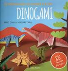 Couverture du livre « Dinogami ; 25 dinosaures en papier à plier » de Mari Ono et Hiroaki Takai aux éditions Tutti Frutti