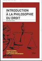 Couverture du livre « Introduction à la philosophie du droit » de Stamatios Tzitzis aux éditions Vuibert