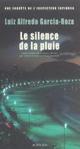 Couverture du livre « Le silence de la pluie » de Luiz Alfredo Garcia-Roza aux éditions Actes Sud