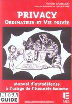 Couverture du livre « Privacy-ordinateur et vie privee » de Chatelin aux éditions Eska