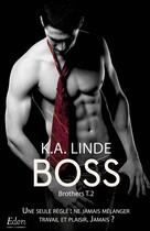 Couverture du livre « Boss » de K. A. Linde aux éditions City