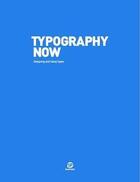 Couverture du livre « Typography now » de  aux éditions Sendpoints