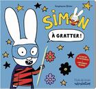 Couverture du livre « Simon à gratter ! » de Stephanie Blake aux éditions Ecole Des Loisirs
