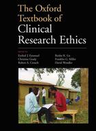 Couverture du livre « The Oxford Textbook of Clinical Research Ethics » de Ezekiel J Emanuel aux éditions Oxford University Press Usa