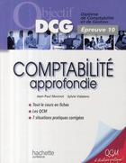 Couverture du livre « Objectif DCG ; comptabilité approfondie » de Monnot+Vidalenc aux éditions Hachette Education