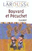 Couverture du livre « Bouvard et Pécuchet » de Gustave Flaubert aux éditions Larousse