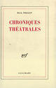 Couverture du livre « Chroniques theatrales - les lettres francaises (1948-1951) » de Elsa Triolet aux éditions Gallimard (patrimoine Numerise)