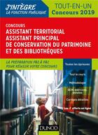 Couverture du livre « Concours assistant territorial et principal de conservation du patrimoine et des bibliothèques » de Claudine Antonucci aux éditions Dunod