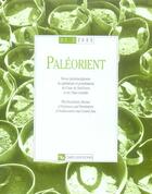 Couverture du livre « Paleorient 3. 2 » de  aux éditions Cnrs