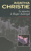 Couverture du livre « Le meurtre de Roger Ackroyd » de Agatha Christie aux éditions Editions Du Masque