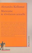 Couverture du livre « Marxisme et révolution sexuelle » de Alexandra Kollontai aux éditions La Decouverte