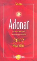 Couverture du livre « Adonai au coeur de l'amour tome 2 » de Sananda aux éditions Helios