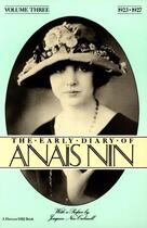 Couverture du livre « The Early Diary of Anais Nin, Vol. 3 (1923-1927) » de Anais Nin aux éditions Houghton Mifflin Harcourt
