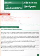 Couverture du livre « La mondialisation » de  aux éditions Studyrama