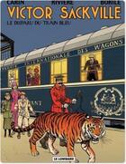 Couverture du livre « Victor Sackville t.21 ; le disparu du train bleu » de Borile/Riviere/Carin aux éditions Lombard